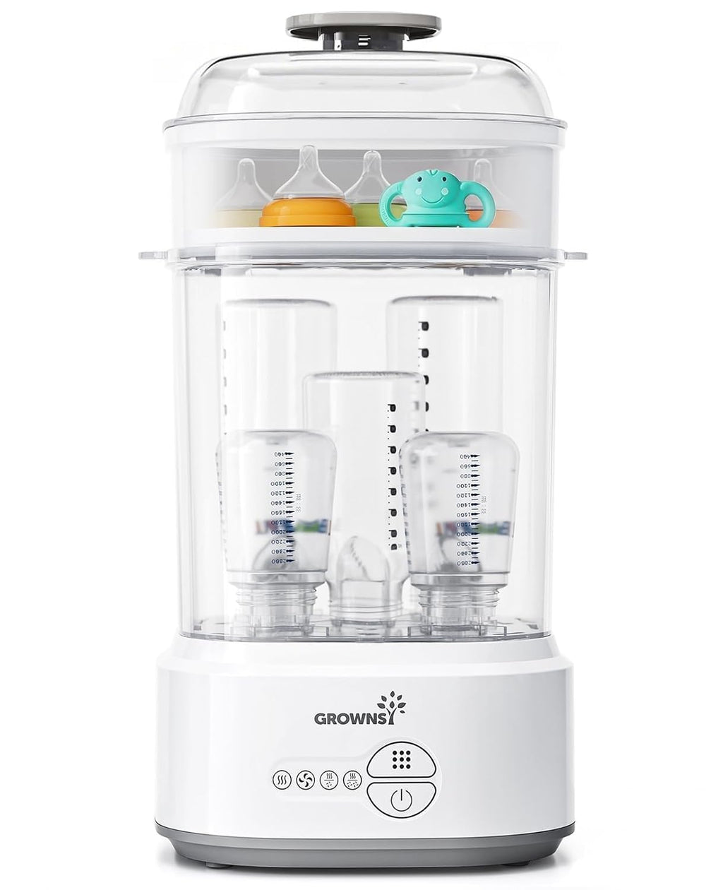 Compact Baby Bottle Sterilizer and Dryer with Fast Sanitization