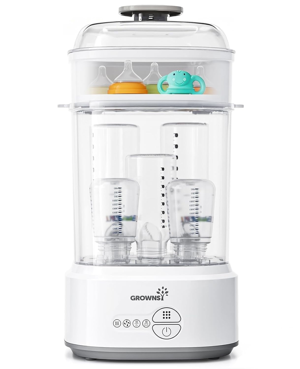 Compact Baby Bottle Sterilizer and Dryer with Fast Sanitization