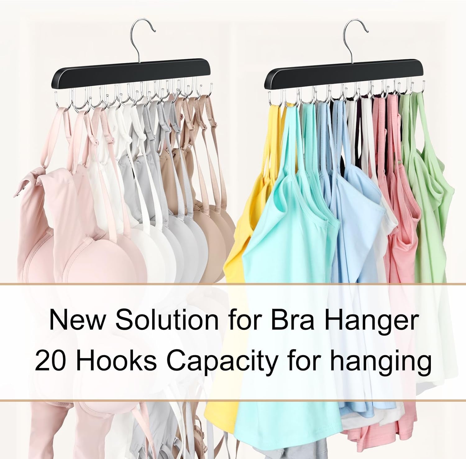 Bra Hanger for Closet Organizers and Storage,Tank Top Hangers Space Saving