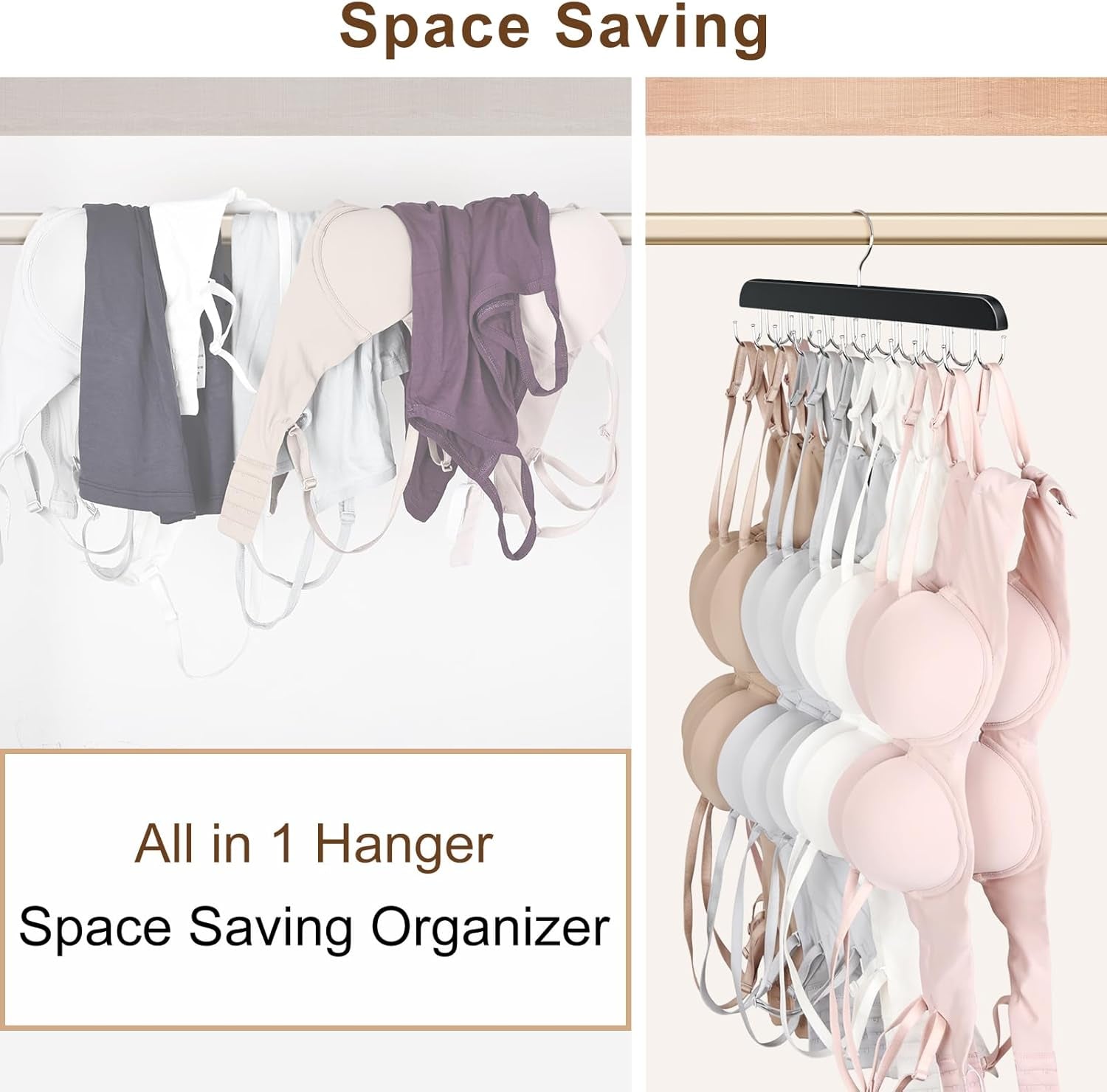 Bra Hanger for Closet Organizers and Storage,Tank Top Hangers Space Saving