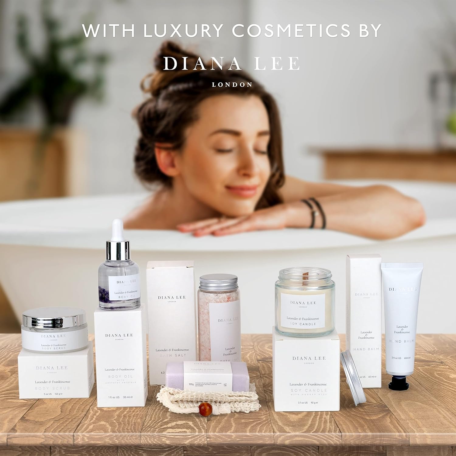 Luxury Spa Birthday Gifts for Women Self Care Gift Set with Lavender - Lullora
