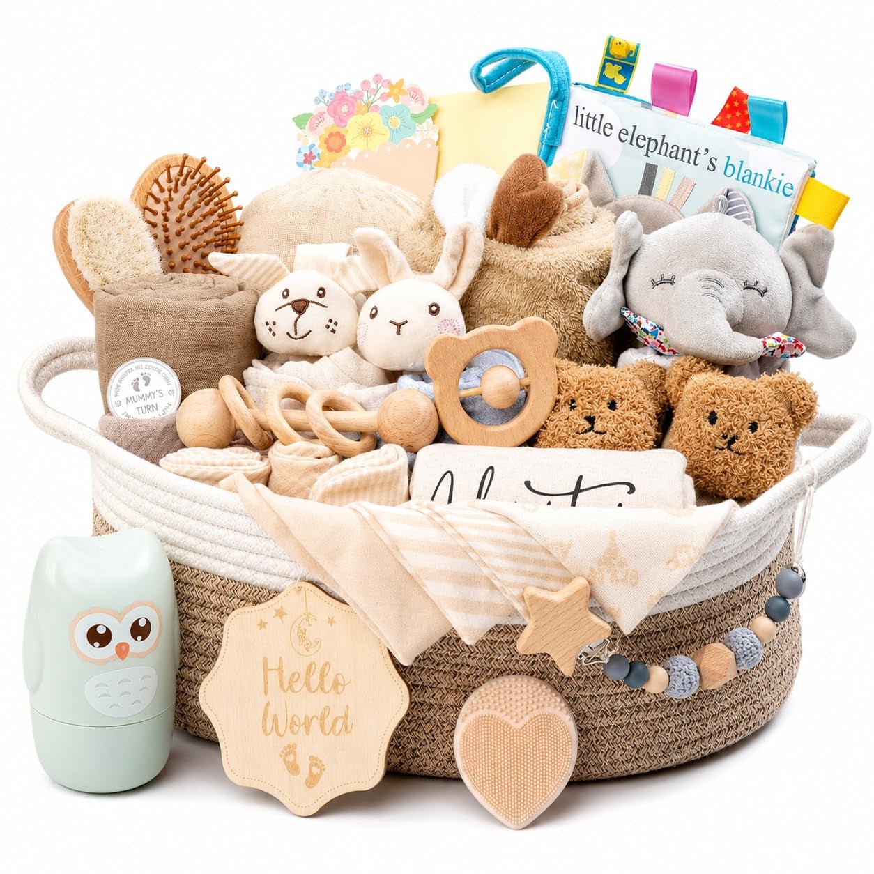 30 Piece Baby Gift Basket – Luxury Curated Baby Gift Basket for Newborn - Lullora