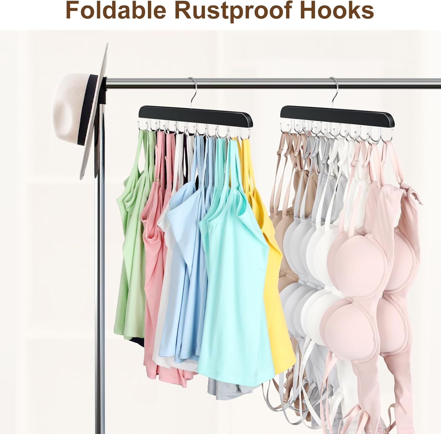 Bra Hanger for Closet Organizers and Storage,Tank Top Hangers Space Saving