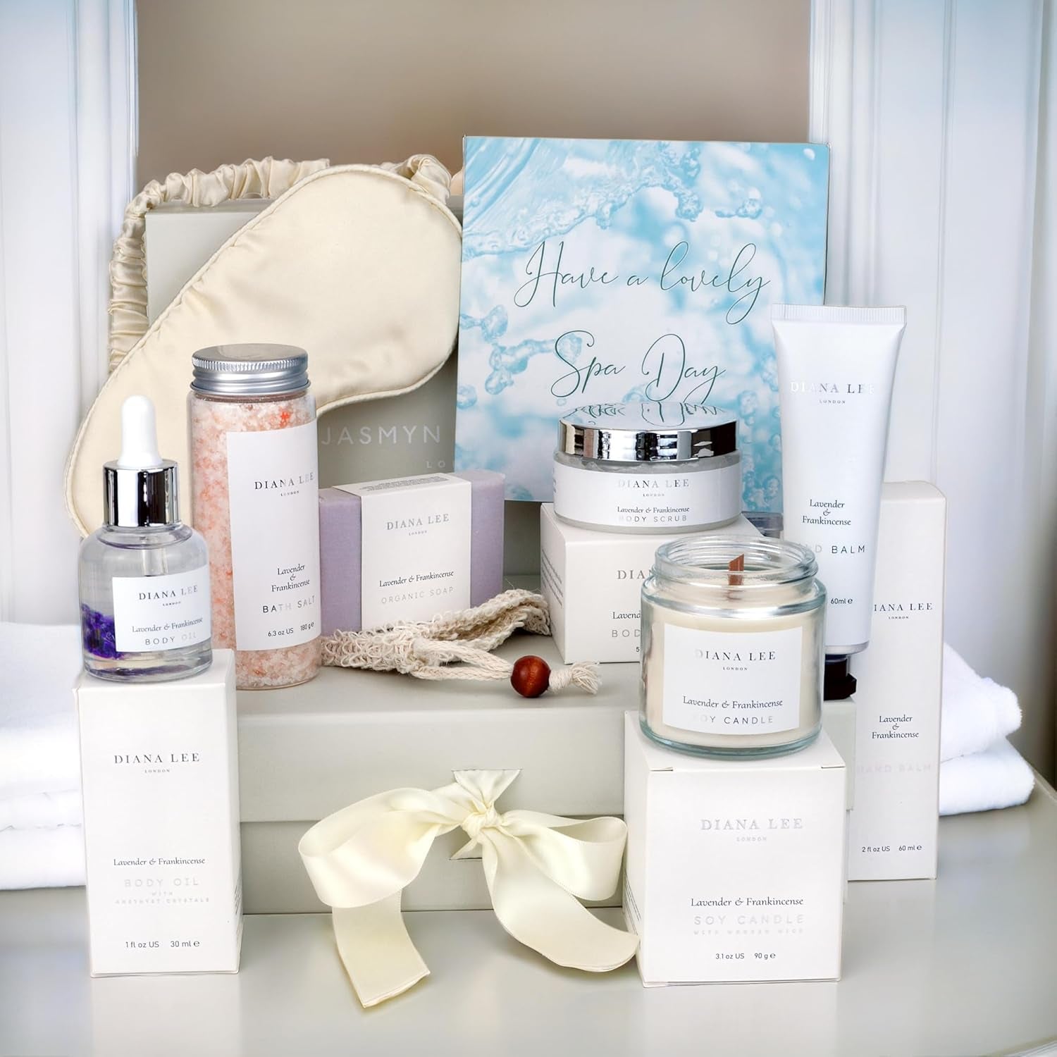 Luxury Spa Birthday Gifts for Women Self Care Gift Set with Lavender - Lullora