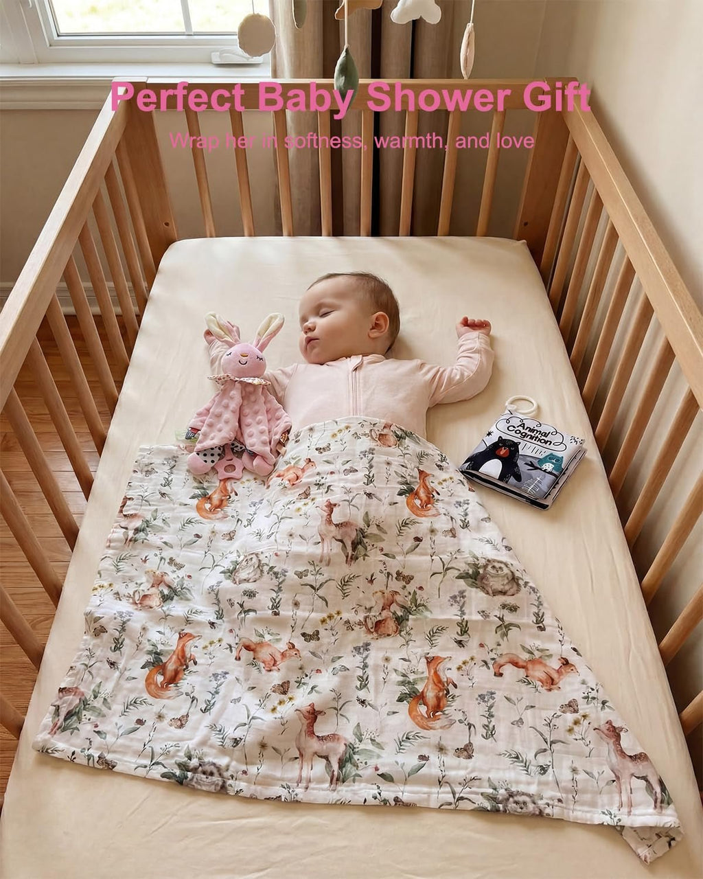 25-Pcs Luxury Baby Gift Basket Set, 0-12M Baby Shower Basket - Lullora