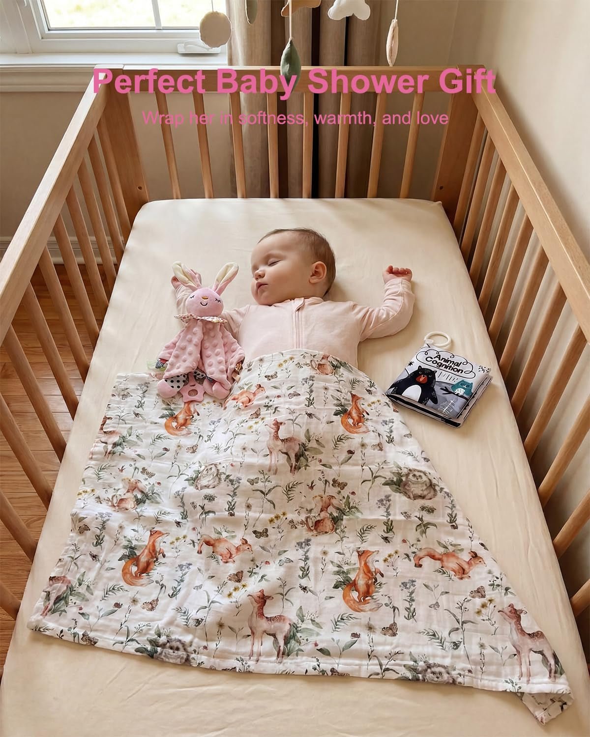 25-Pcs Luxury Baby Gift Basket Set, 0-12M Baby Shower Basket - Lullora