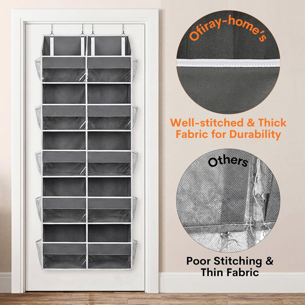 5-Tier over Door Organizer, 10-Compartment Wide Storage Rack