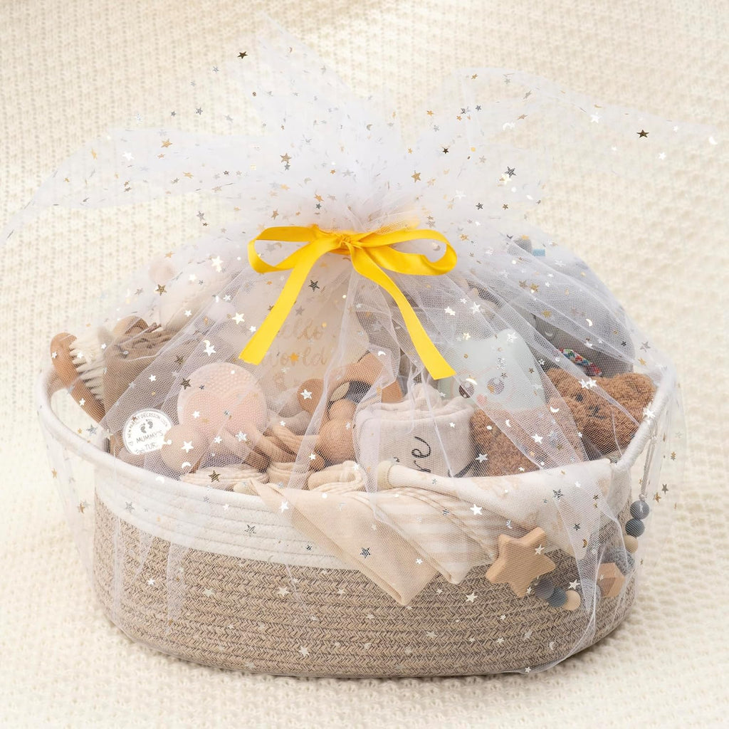 30 Piece Baby Gift Basket – Luxury Curated Baby Gift Basket for Newborn - Lullora